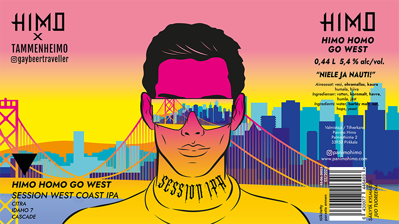 Niele ja nauti! HIMO HOMO Go West tuo Pride-juhlan kaikkien huulille.